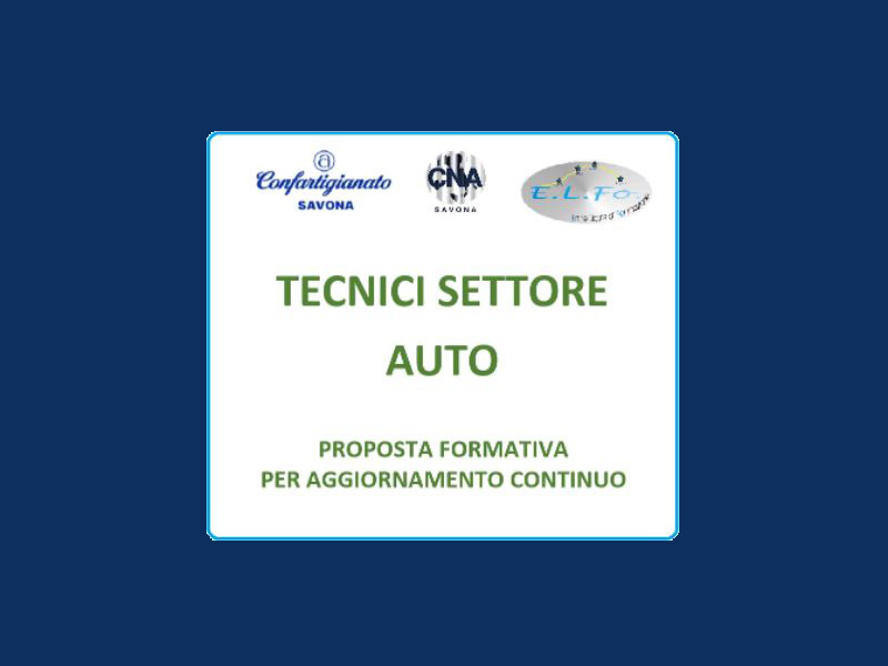 Tecnici Settore Auto - Proposta formativa per aggiornamento continuo